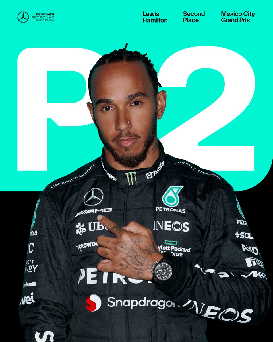 YESS LEWIS!! Epic drive!! 👏 That’s P2 in Mexico City. 💚🤍❤