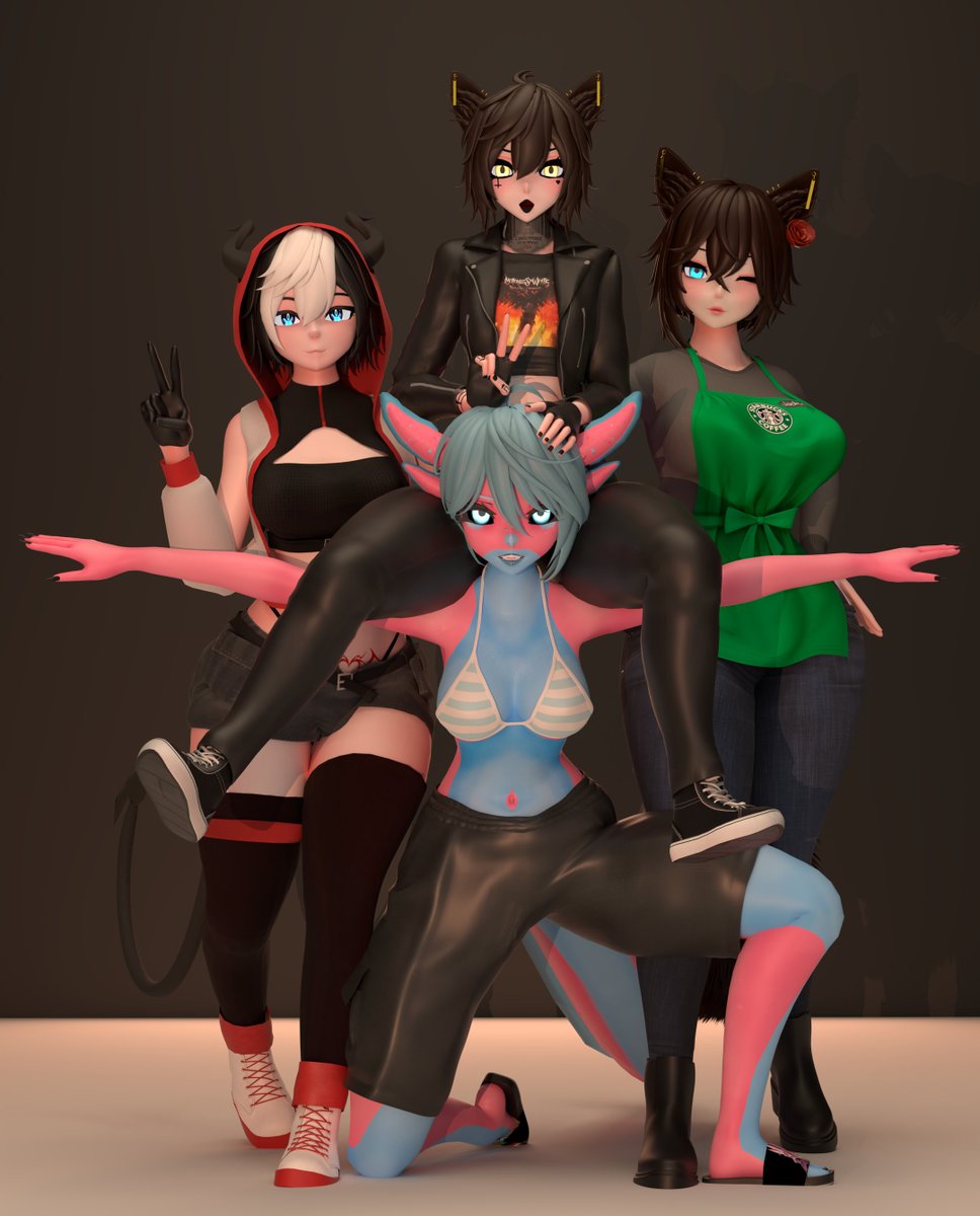 RyukoIsSimping's tweet photo. SQUAD! // @JaebaeVR @SkylarEDM_VT @RaagertVR https://t.co/fooM06yc3L