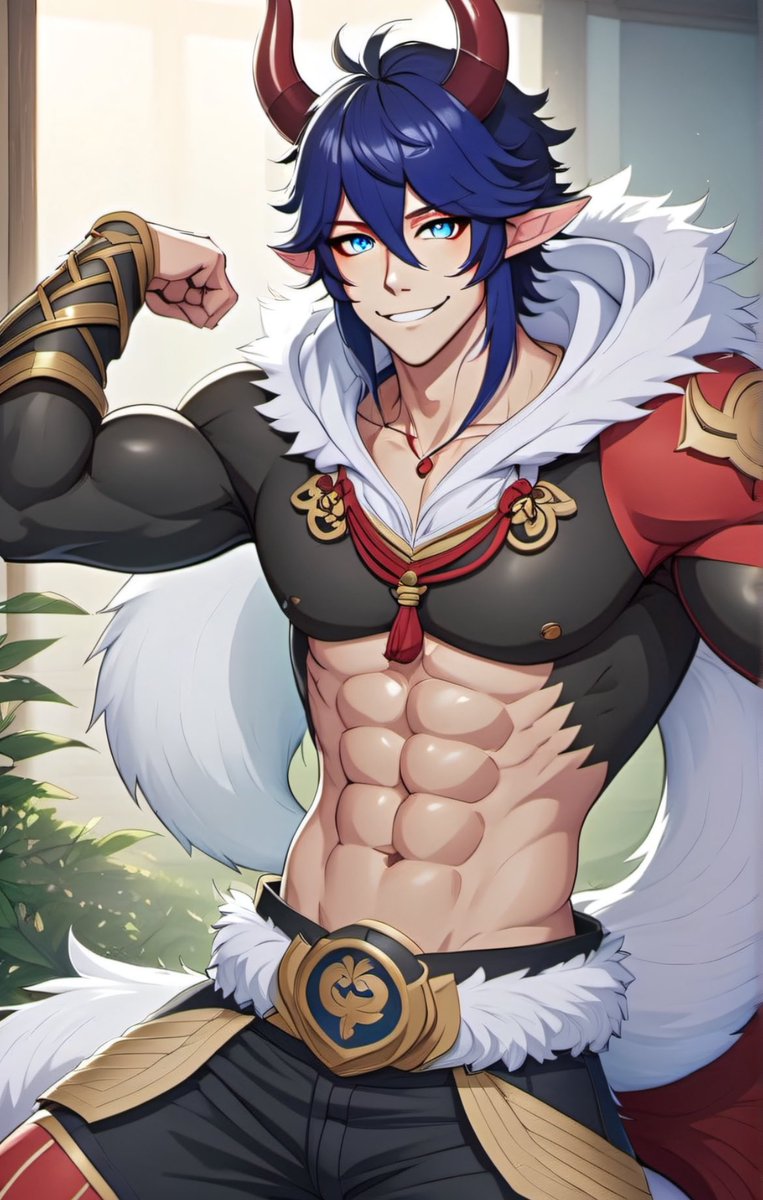 WolfPrinceSnow's tweet image. I am using #Talkie and I’m loving what happened to my demon, Yuki in his many sexy forms~