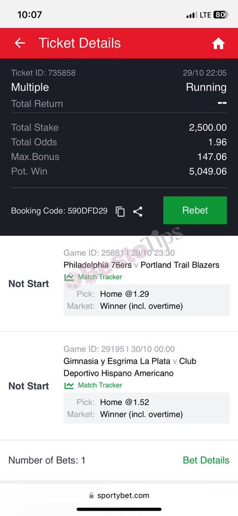 Midnight Basketball 🏀
3 Solid Odds !

Code - 590DFD29