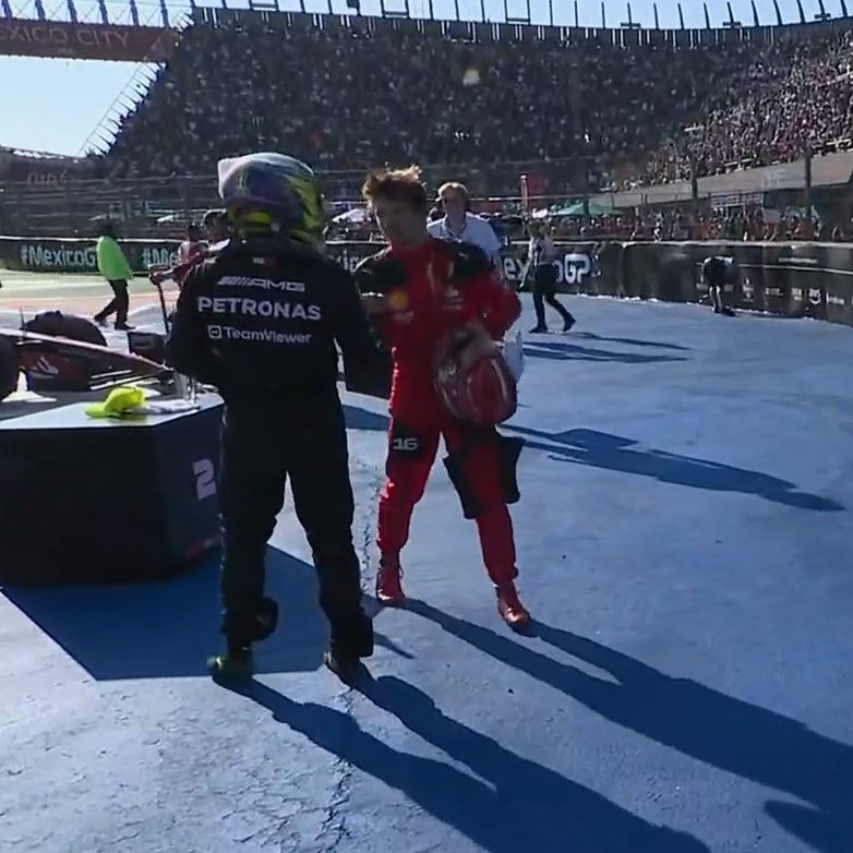 from disqualification together to podium together