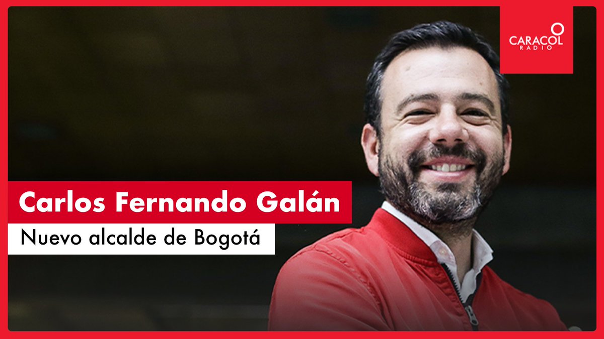 #VocesDeLaDemocracia Carlos Fernando Galán, candidato por el Nuevo Liberalismo ganó en primera vuelta y será el reemplazo de la alcaldesa Claudia López.
