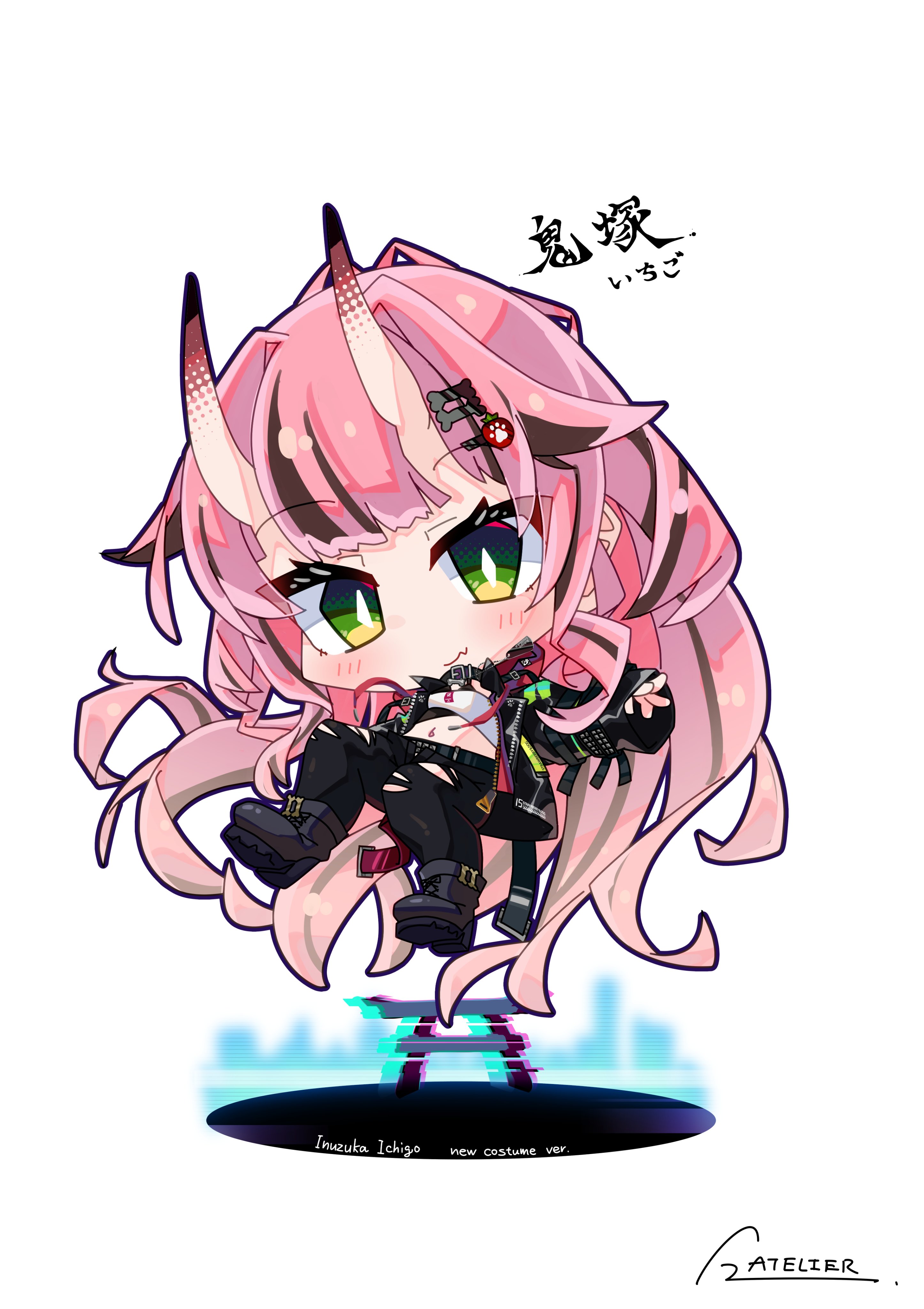 犬塚いちごさん直筆 サイン入り 犬属ギター 一弦 -イヅル- Two for One