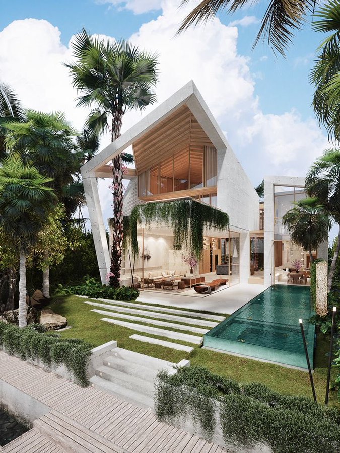 HOUSEPORN___'s tweet photo. Modern villa. https://t.co/1SM1CAgGgN