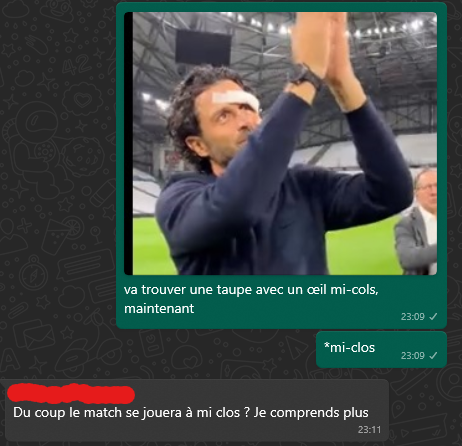 redsocks_69's tweet photo. Pendant ce temps, sur le fil WhatsApp des
@redsocks_69
#OMOL https://t.co/Qu1CGOahfd