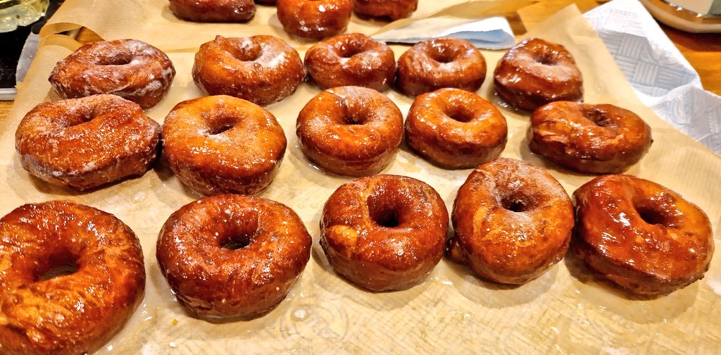 Made doughnuts for the first time ever and I cannot believe they actually worked!! #ChemistsWhoCook