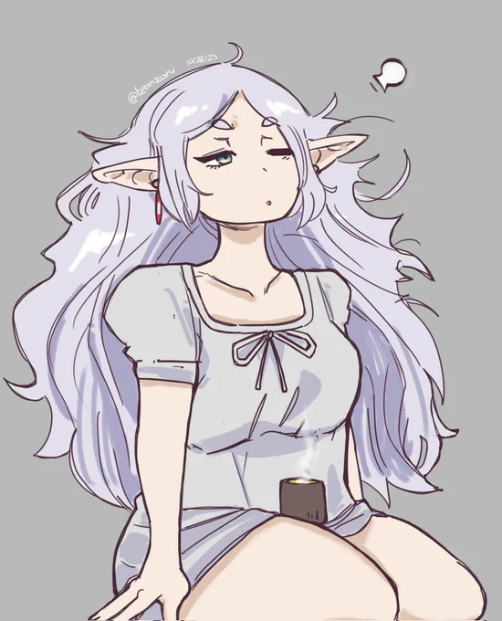 I just think she's neat okay. #フリーレン 