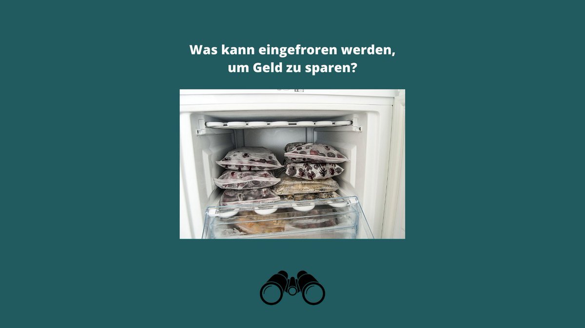 finanzfernglas's tweet image. Tipp 1: Frier kleine Portionen ein. Dann geht das Auftauen der Lebensmittel schneller.

Tipp 2: Es sollten spezielle Gefriertüten genutzt werden, um die Haltbarkeit zu verlängern. 

#spartipps
#finanztipps
#geldsparen
#ausgaben