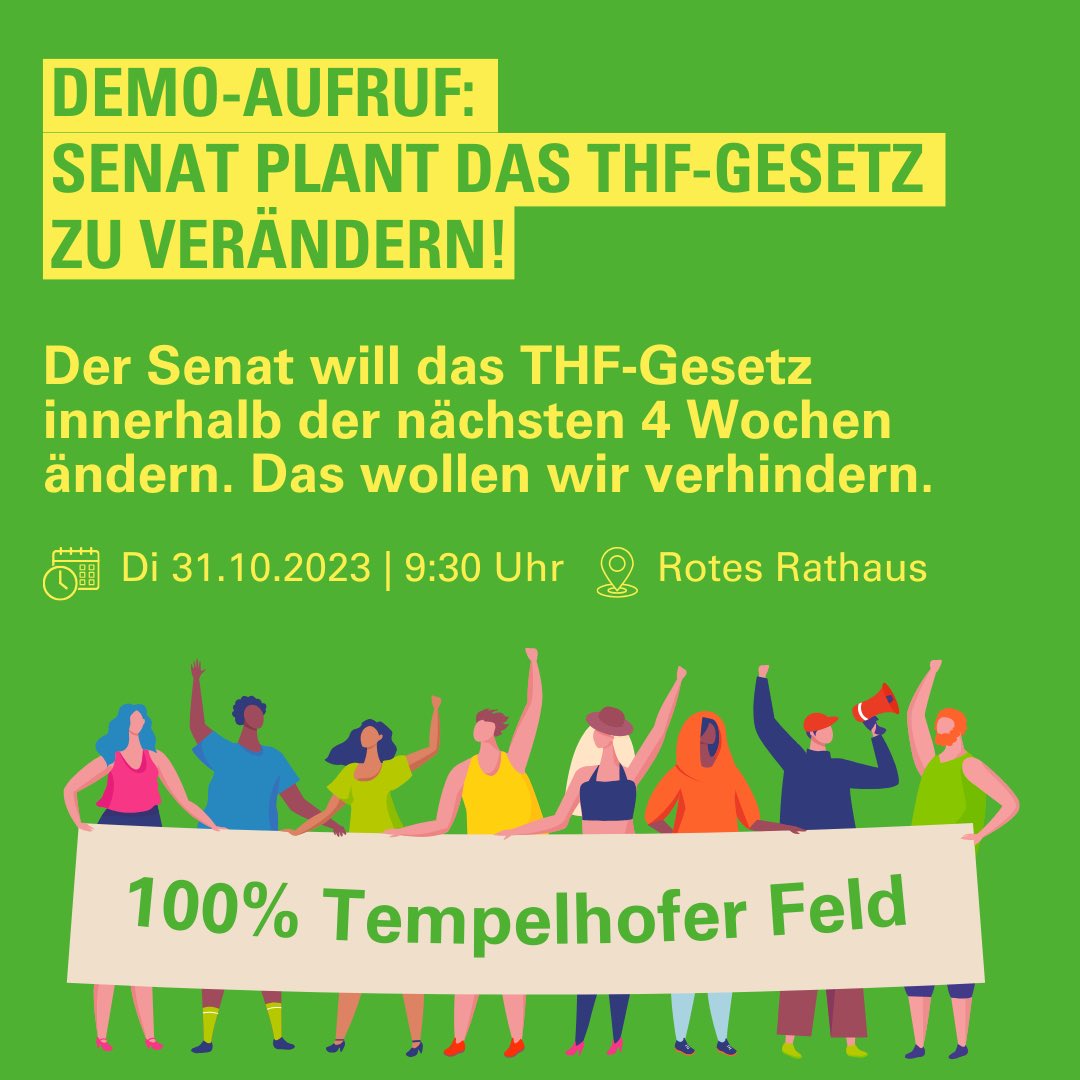 Kommt am Dienstag, 9:30 Uhr!!!#thfbleibt