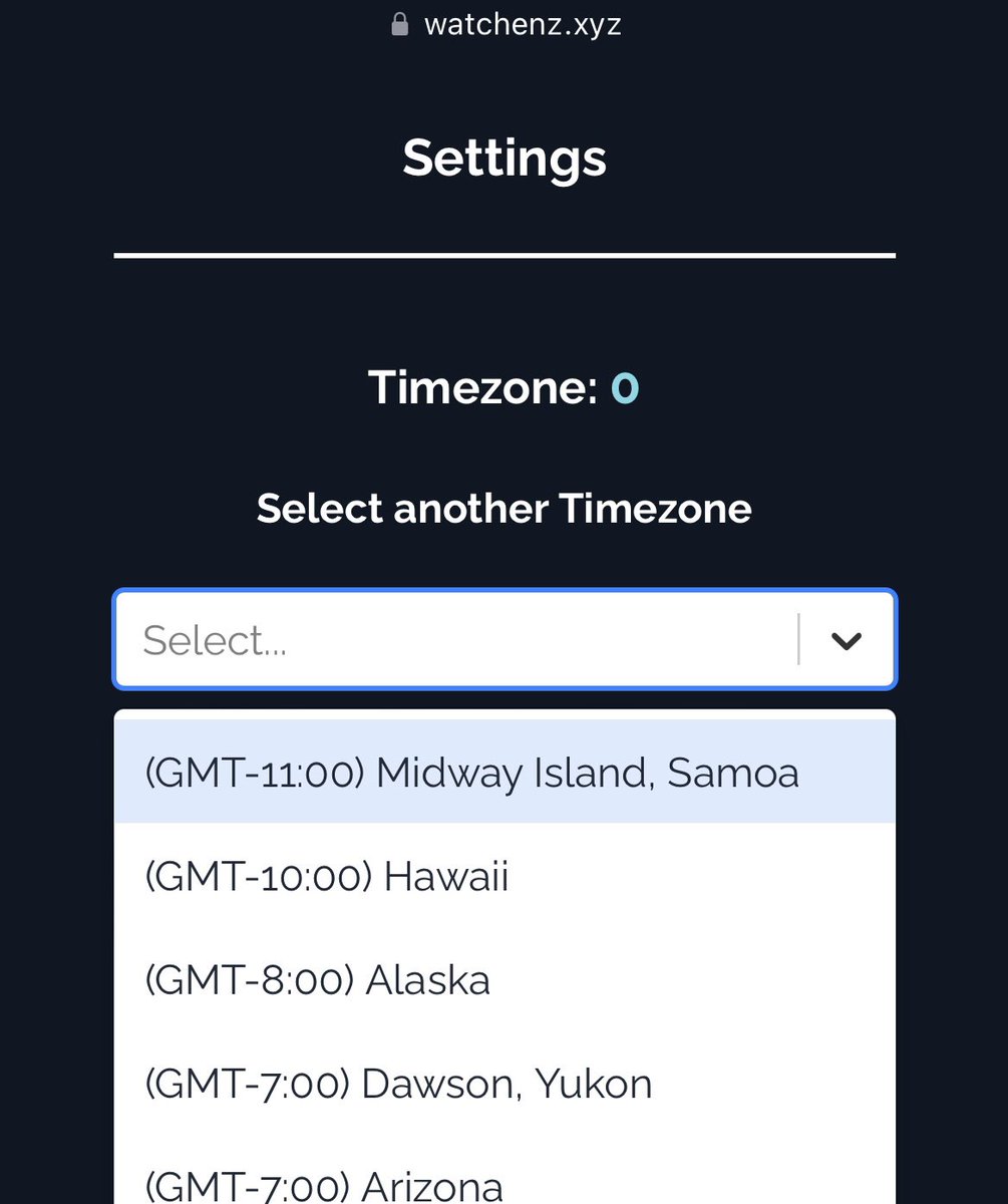 Now you can set your preferred timezone via Watchenz dApp:👇

watchenz.xyz/dashboard

This on-chain Watch is adjustable ⚙️

What's next?!

Setting custom watch face and background 🎨 🪩 (Dynamic Dial)

<a href="/BuildOnBase/">Base Build</a>