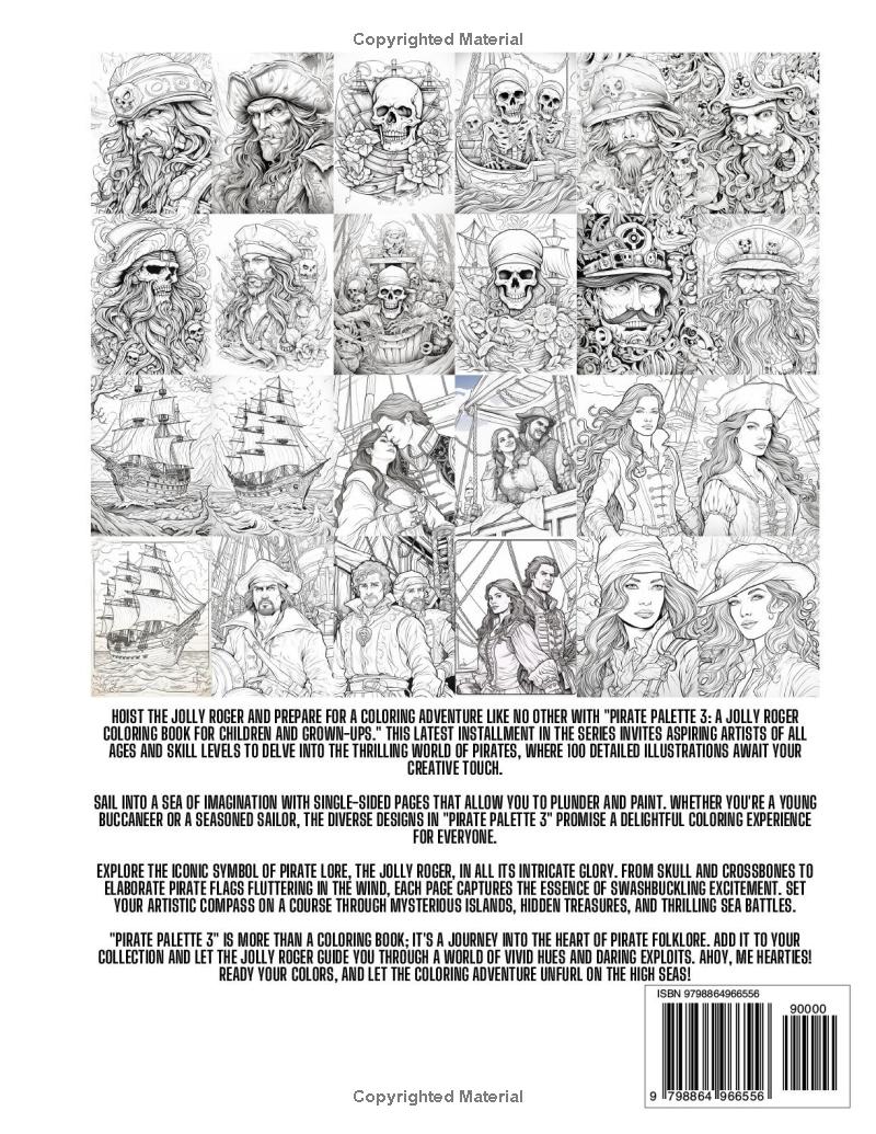 ColorBooksBy351's tweet photo. Book #47 is called "Pirate Palette 3: A Jolly Roger Coloring Book for Children and Grown-Ups".

Check this book out on Amazon:
https://t.co/U7pSmWIaf9
Like, Share, Follow!
Facebook: https://t.co/sRPRkDPcba
Instagram: https://t.co/N4NtU9FJZ8
X: https://t.co/6QIHL9cjwu https://t.co/G0b1h8FVjG
