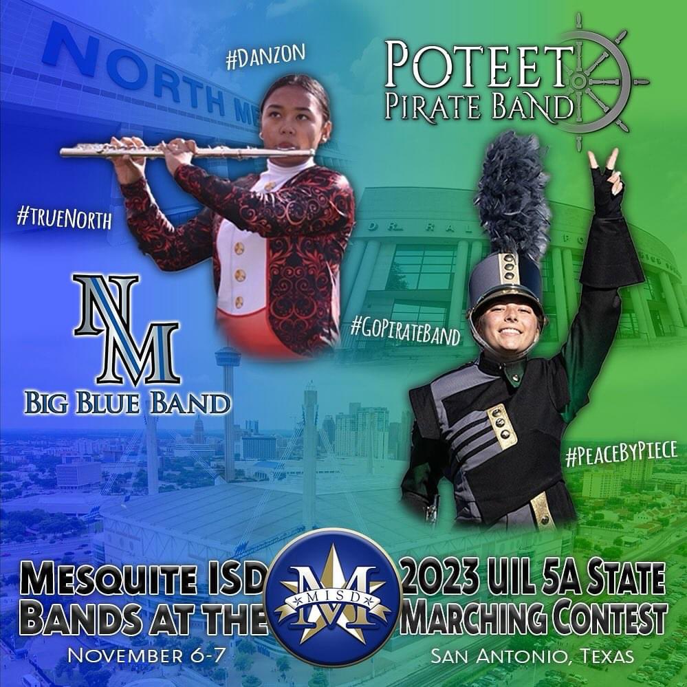 CgossM's tweet photo. Proud of our two 5A Bands for making it to State. Congratulations #MISDExcellence #Our52 https://t.co/3642g9LK8l