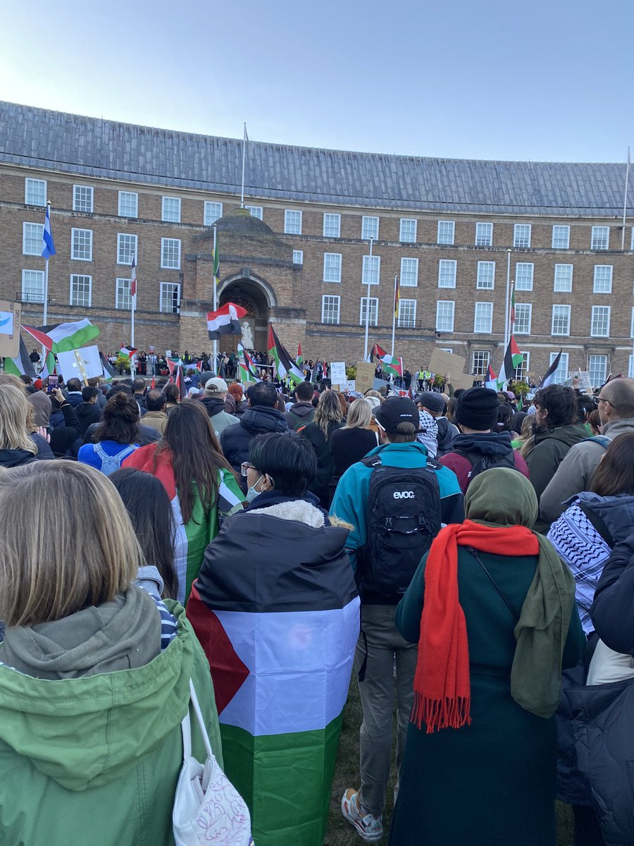 Proud to march in Bristol with my girl for all the poor innocent children caught up in this tragedy. #CeaseFireInGaza #humanity #STOPTHISWAR