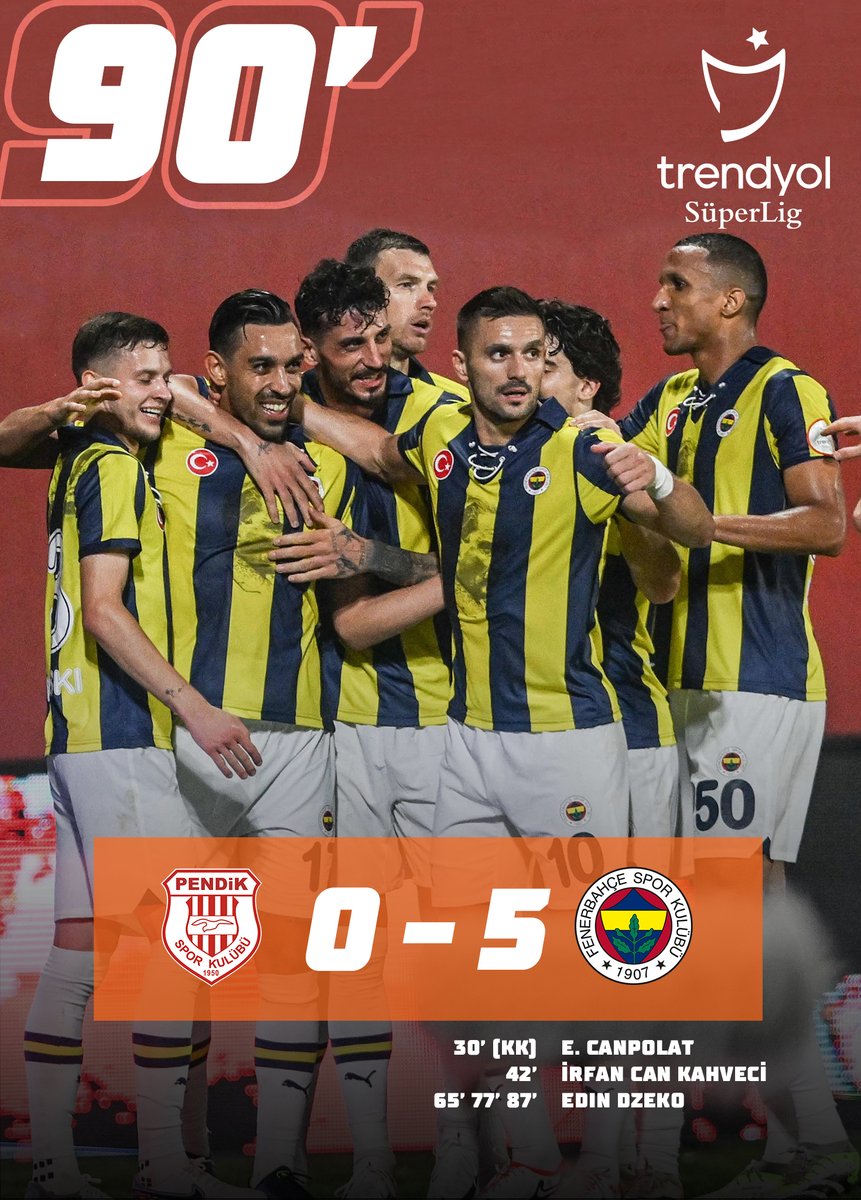 📌 Maç sonucu | #PENvFB

Siltaş Yapı Pendikspor 0-5 Fenerbahçe