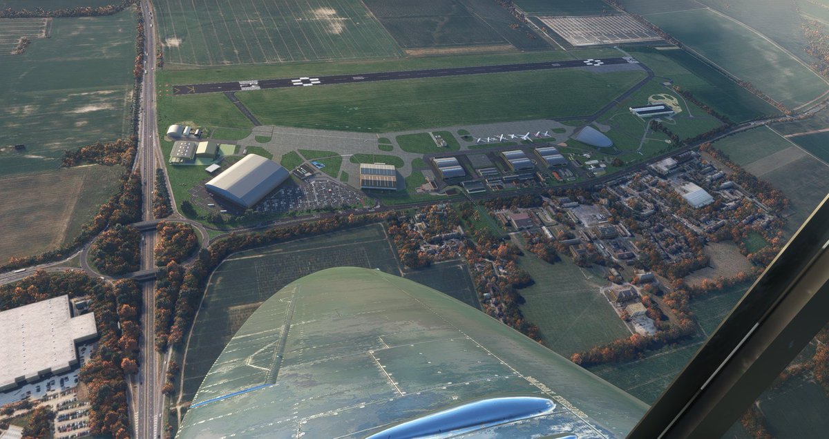 Dreamsofwings1's tweet photo. Virtual G-IRTY at Duxford on this morning.
#spitfire #silverspitfire #girty #duxford #thelongestflight #spitfiresdotcom #wwiihistory #warbirds #airshow #airdisplay #flightsimulator #taildragger #msfs2020 #microsoftflightsimulator #aviation #pilot #aviationlovers #avgeek https://t.co/7Lf2cUkxSQ