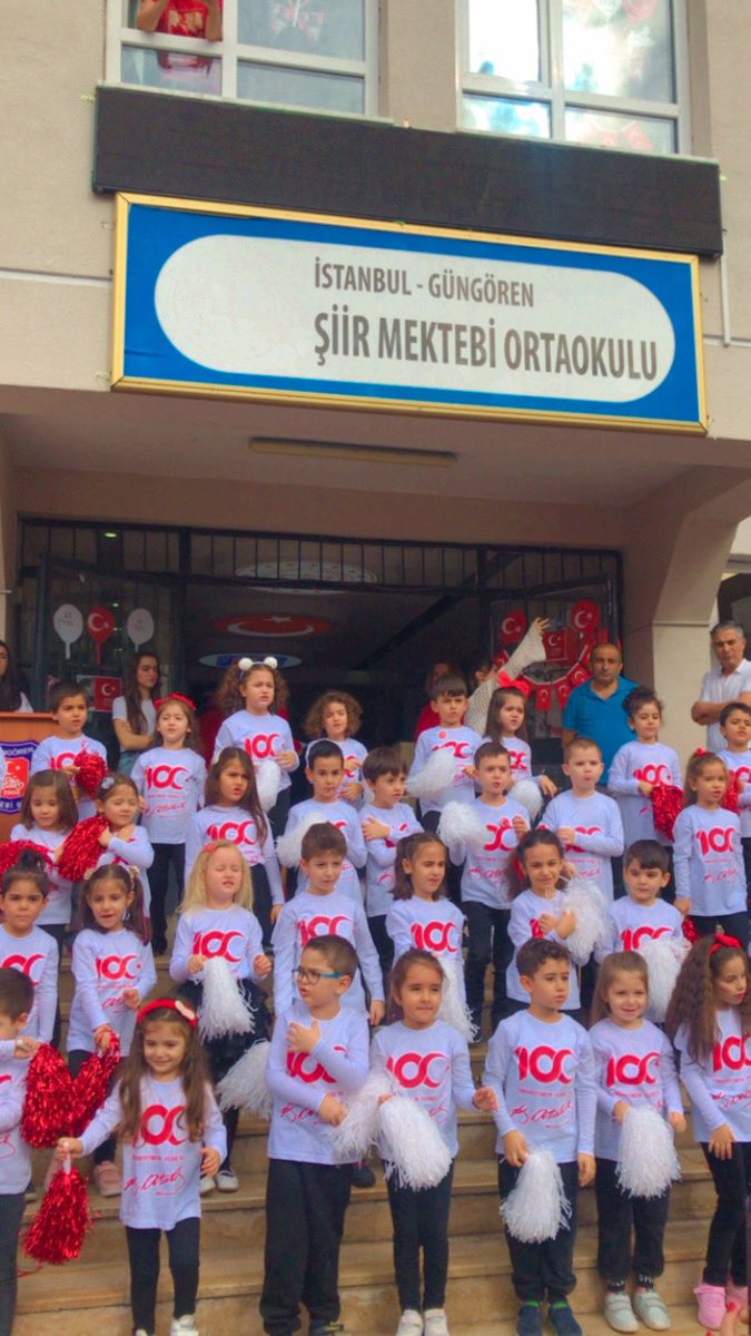 Cumhuriyetimizin 100. Yılı kutlu olsun.
🇹🇷🇹🇷🇹🇷
#yaşasıncumhuriyet
<a href="/tcmeb/">Millî Eğitim Bakanlığı</a> <a href="/istanbulilmem/">İstanbul İl Millî Eğitim Müdürlüğü</a> <a href="/MemGungoren/">Güngören İlçe Millî Eğitim Müdürlüğü</a> <a href="/_ferhat_ozturk/">Ferhat Öztürk</a>