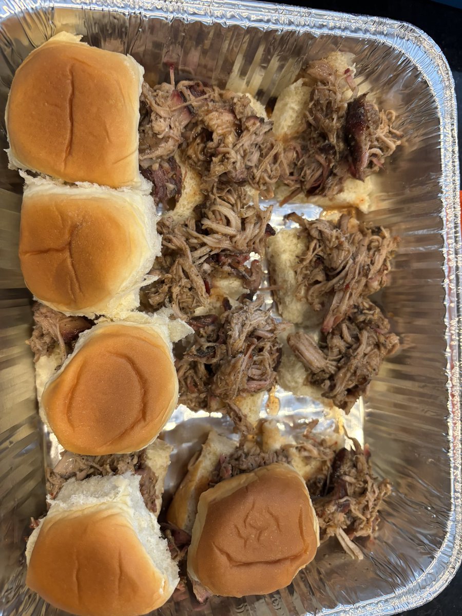 Pulled pork sliders this week!!