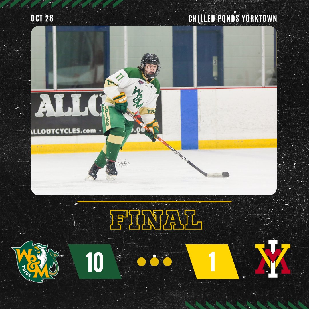 It's too easy!!! Another big W to close out the weekend against VMI

The Tribe improve to 6-0-1 (4-0) on the season @AAUCollegeHoc @ACCHockey