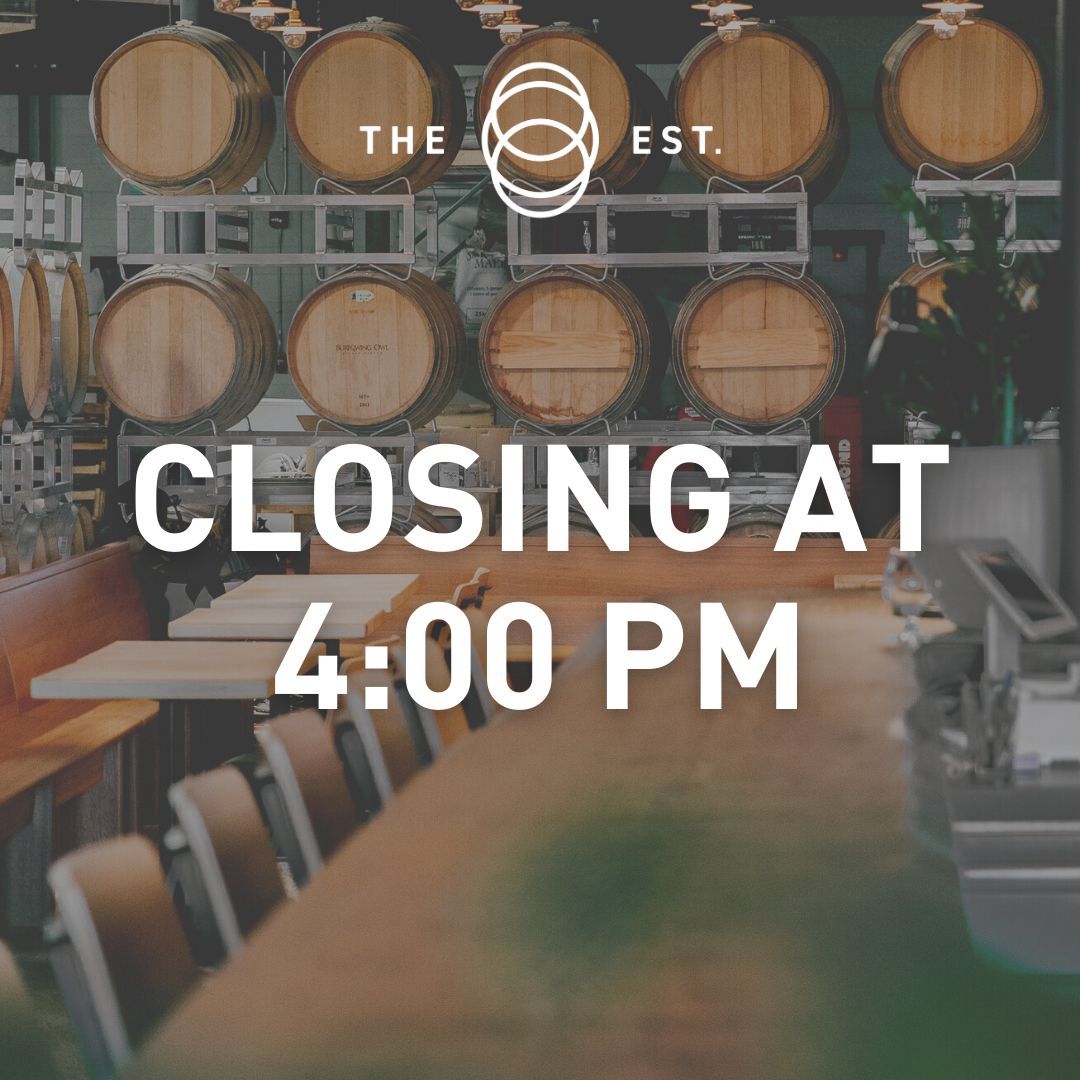 We’ll be closing at 4:00pm today for a staff celebration 🍻🎉

See you Tuesday at 3:00pm when we reopen!