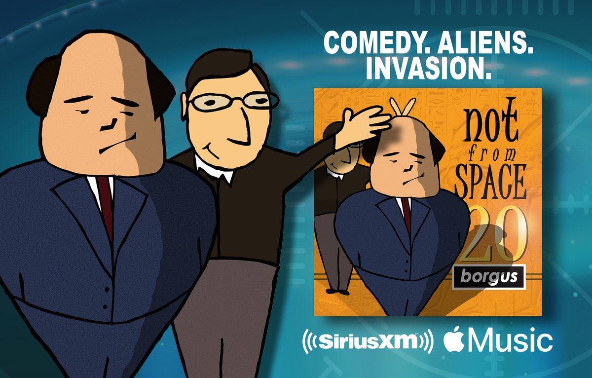 As heard on SiriusXM, the 20th anniversary edition of Not From Space. Now on Apple Music and iTunes! music.apple.com/us/artist/borg… #notfromspace #siriusxm #halloween