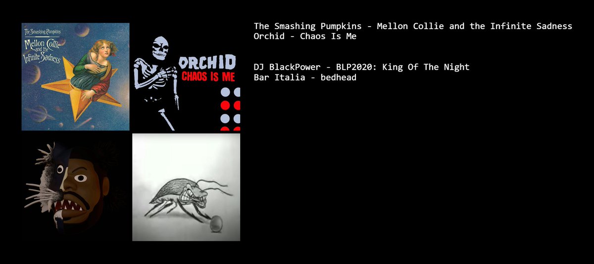 good afternoon, and welcome to another edition of frans sunday. i hope everyone enjoyed halloween festivities. as always, below are my 4 favorite first listens of the past week: 10/22-10/29. please reply, share, or quote with yours, and happy halloween!