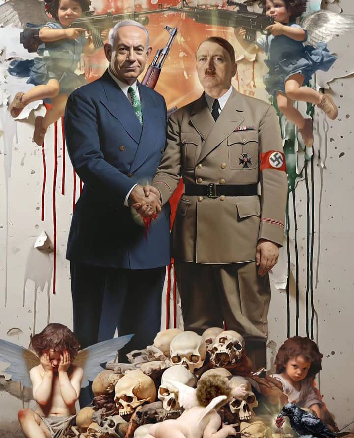 En la segunda Guerra Mundial murieron casi 60 millones de personas, entre los que se dice hay 6 millones de judíos que, hasta el sol de hoy, siguen manipulando a 6 millardos de personas
#holocaustoPalestino 
#ParenElGenocidio 
#nuevoholocausto
#Gaza #Palestina