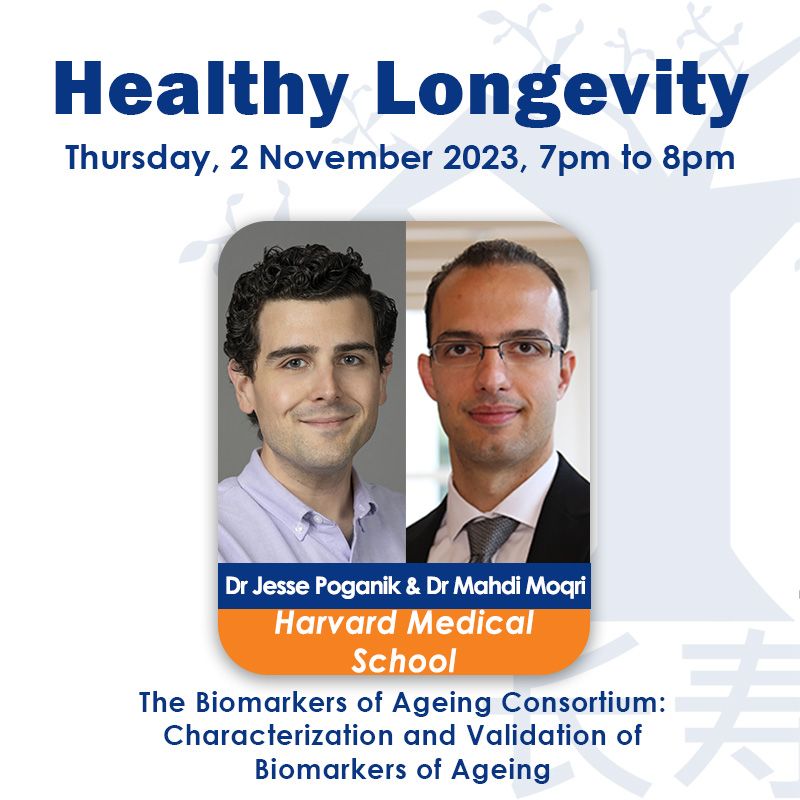 agingbiomarkers's tweet photo. We're excited to join the Healthy Longevity webinar series, hosted by @AndreaBMaier and @BKennedy_aging.

Join us on November 2nd as our Executive Committee members, @jpoganik and @mahdi_moqri, will discuss with host Prof. Kennedy our mission, highlight recent and upcoming research publications and Consortium milestones, as well as our 2024 Programs' scope and goals.

🕖 When? Thursday, November 2nd, 7-8 p.m. EST
📍 Where? Online (will be recorded and available on-demand)

Sign up here 👉 https://t.co/mZfrAetPuL