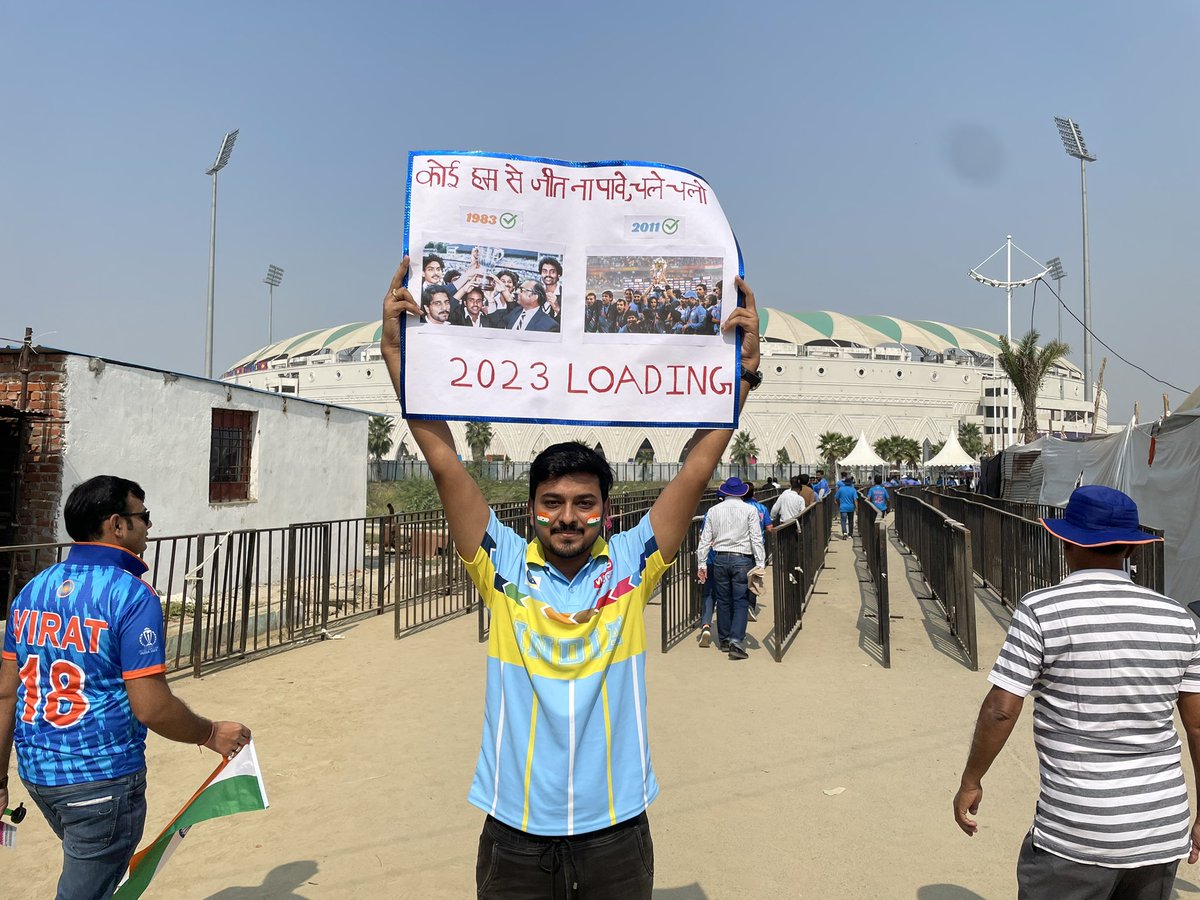 IPF_Lockhurt's tweet photo. An exhilarating match at Bharat Ratna Shri Atal Bihari Vajpayee Ekana Cricket Stadium between Ind and England. A day to remember.

#INDvsENG #Cricket #CrickFever #Lucknow #ViratKohli𓃵 https://t.co/68uCf0IeH8