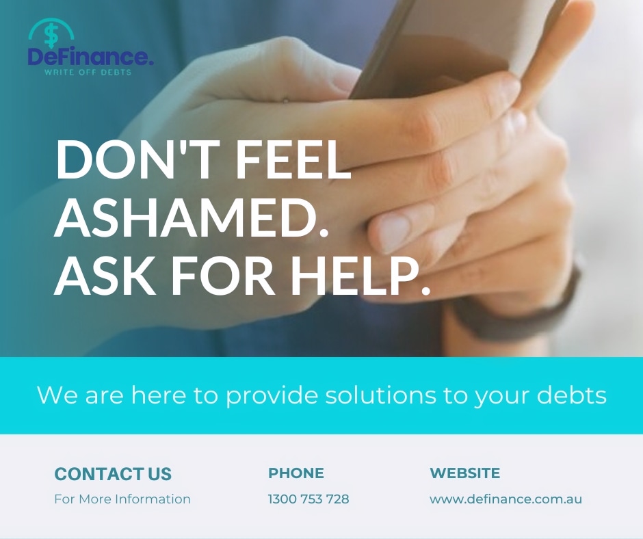 theDeFinance's tweet photo. Don't feel ashamed. Ask for help. 
We are here to provide solutions to your debts. 

1300 753 728

https://t.co/TiqCIt4KsM

#australia #debtfreecommunity #debt #loans #securedloans  #unsecuredloans #creditcards #mortgage #caveat #reduce  #writeoff https://t.co/LfLWDBfv7S
