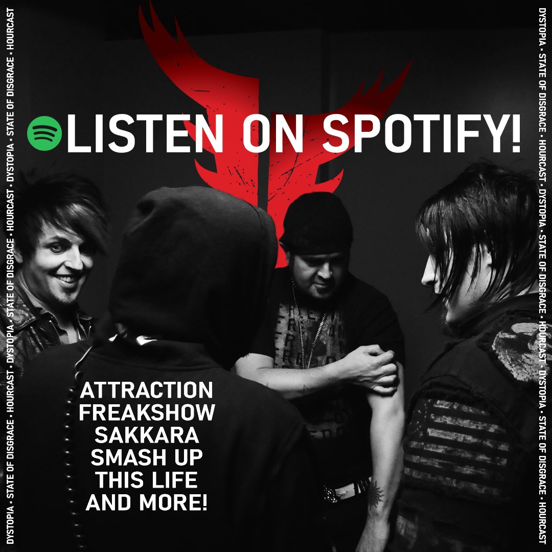 HourCast's tweet image. "And inside this madness, it all looks so clear. The sound of my voice is THE LAST THING THAT YOU'LL EVER HEAR!!!" Check out the HourCast Spotify to listen to Sakkara now!
open.spotify.com/artist/0GLggtV…
#hourcast #bostonmetal #stateofdisgrace #dystopia #attraction 📷