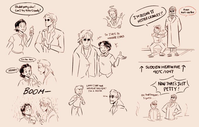 They just tryin to have fun and Azira is being a bastard #GoodOmens
