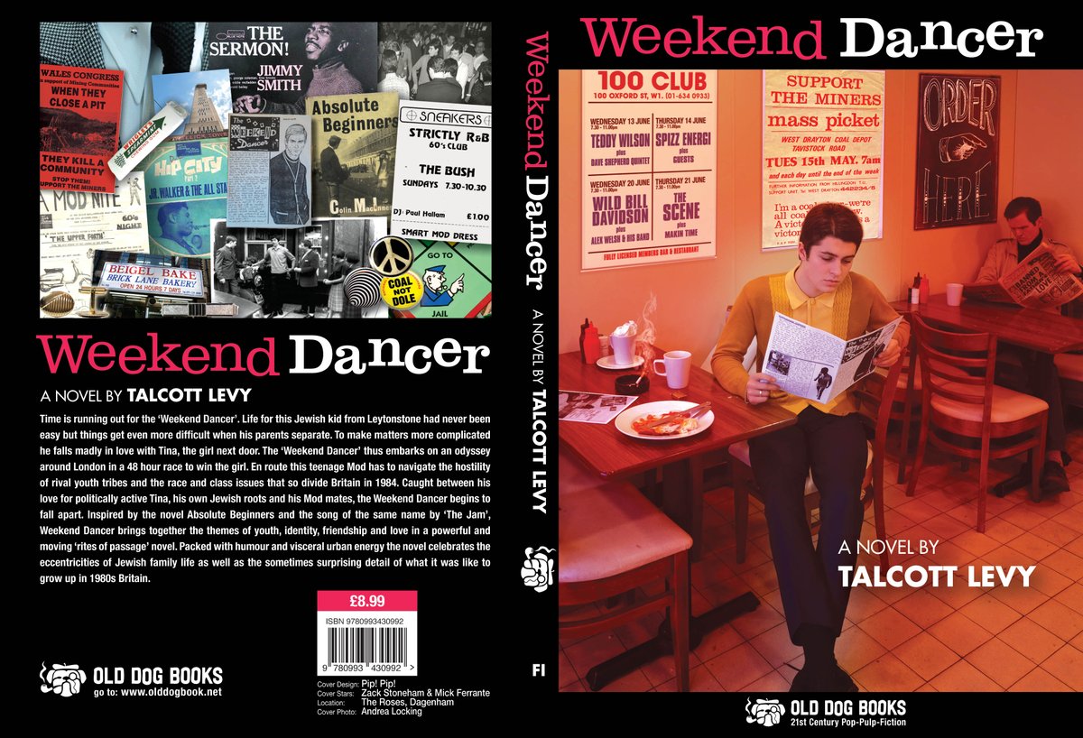 WEEKEND DANCER by Talcott Levy REDUCED TO £4.99 plus postage. olddogbooks.net/shop/olddogboo… 48 hours in the life of a Jewish East London mod in 1984. I love this book - not just cos he visits Sneakers in it. @Modculture @ModernistJ @modsoftoday @modsceneweekly @Modfatherlondon