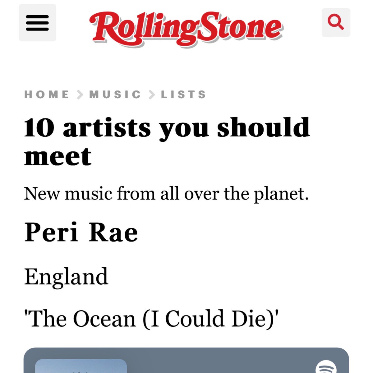 no words just so grateful @RollingStone