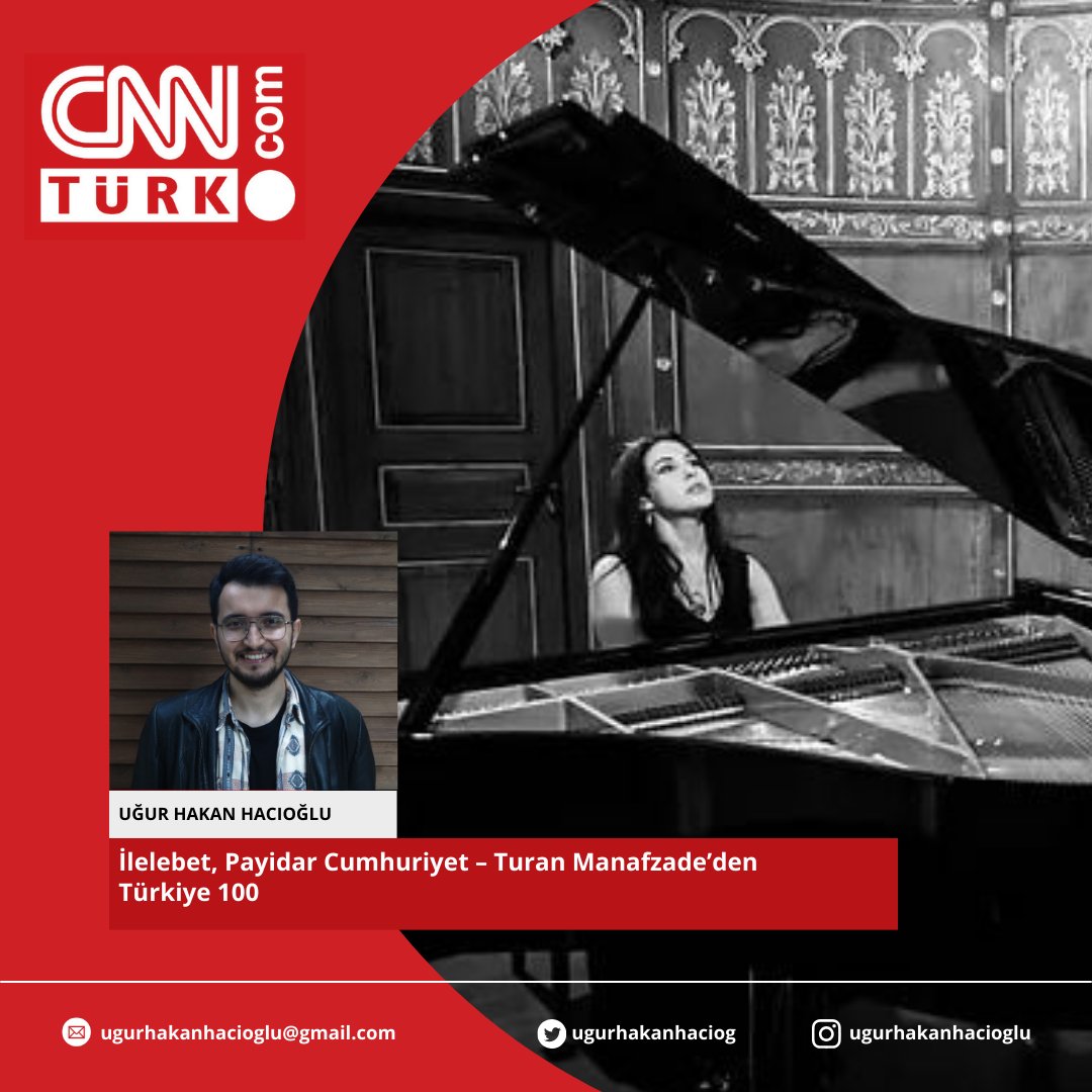 Uğur Hakan Hacıoğlu (@ugurhakanhaciog) on Twitter photo İnsanlık kimi zaman toplumsal karmaşanın içinde özgürlüğün kelime anlamından uzaklaşıp onu unutsa da şunu bilmelidir ki özgürlük ona her zaman gereklidir.
cnnturk.com/yazarlar/gunce… <a href="/manafzadeturan/">Turan Manafzade</a> #Türkiye100 İnsanlık kimi zaman toplumsal karmaşanın içinde özgürlüğün kelime anlamından uzaklaşıp onu unutsa da şunu bilmelidir ki özgürlük ona her zaman gereklidir.
cnnturk.com/yazarlar/gunce… <a href="/manafzadeturan/">Turan Manafzade</a> #Türkiye100
