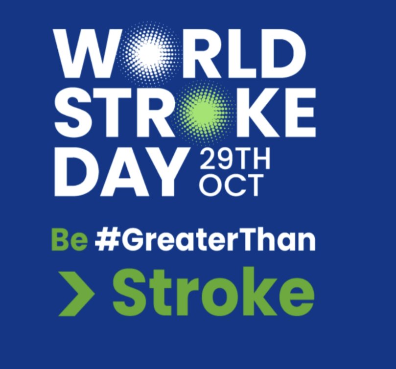 Today is🌎 World Stroke Day, I am lucky enough to work on a specialist stroke rehabilitation ward working with the most dedicated, hard working team #1bigteam @UHP_NHS #greaterthan @WStrokeCampaign @WorldStrokeOrg @TheStrokeAssoc @Plymouth_Live @oneplymouth @Derrifordjobs @theRCN