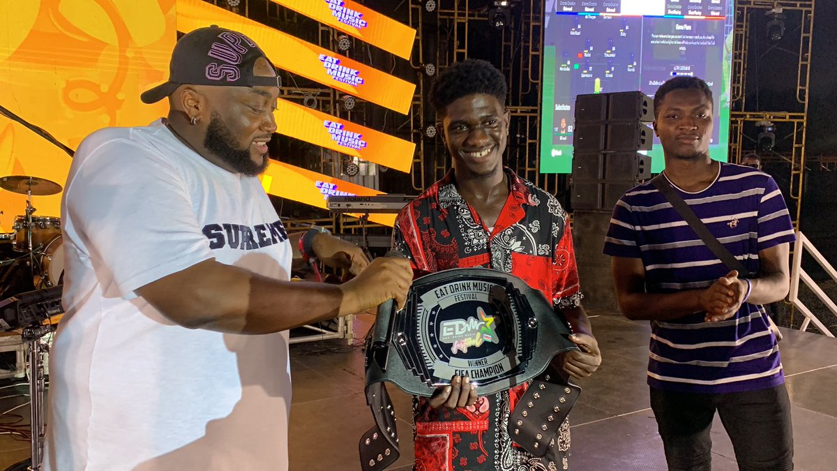 GhanaeSports's tweet photo. Congratulations Parker🙏 New champion @eatdrinkmusicgh  FC24 Tournament. @angeltownbaby @ghanaeSports. #NationalFederation @Gh_NSA  @GhanaOlympic @moysgovgh @ghanatourismGTA @ghanafaofficial @case_africa 
#Ghanaesports  #ghanaesports #FC24Ghana @Citi973 @PlayingOnYFM @asaaseradio995 @mx24gh @3musicAwards @GuideRadio915 @official4SYTETV