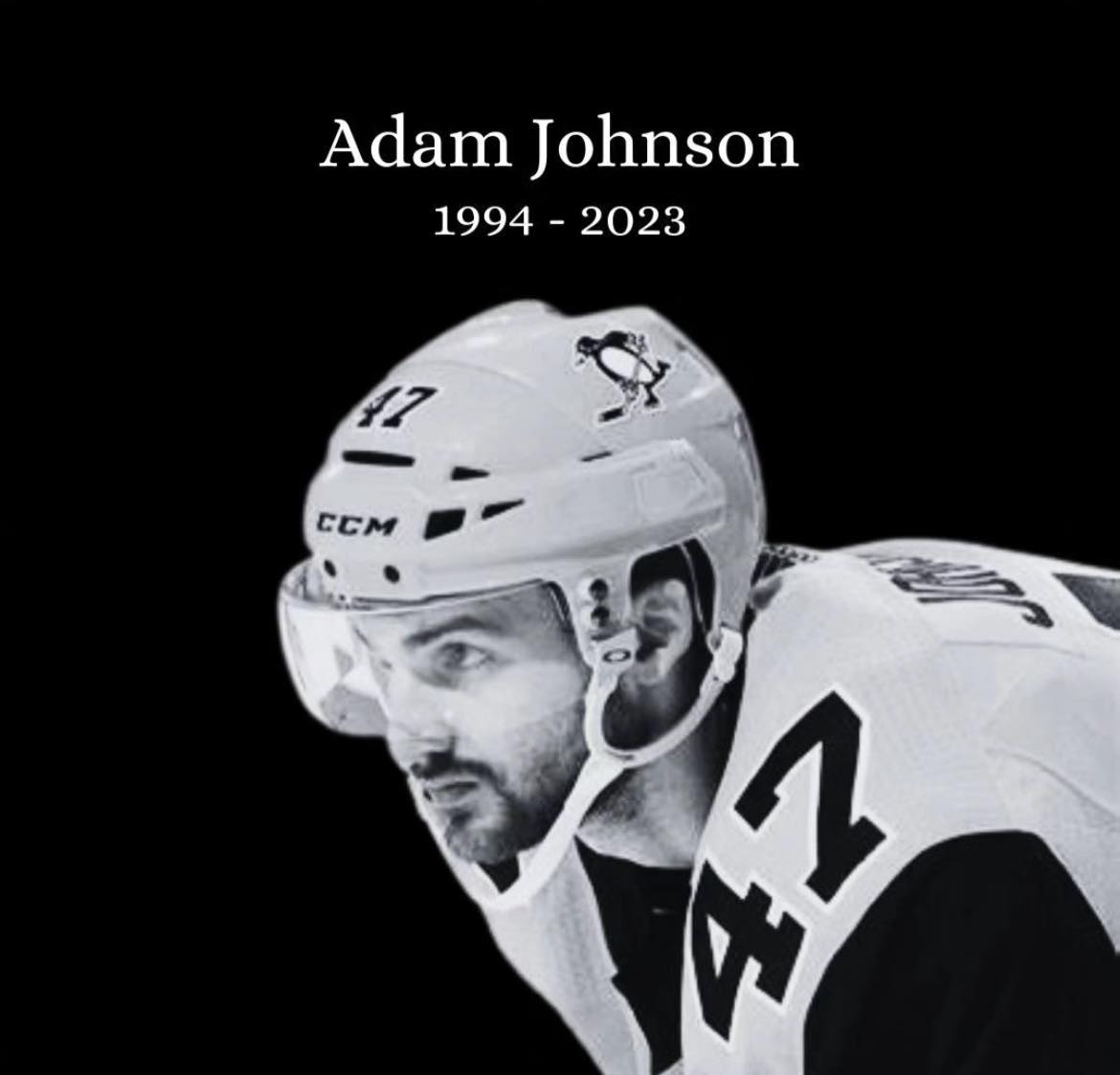 Today the cities of Sheffield, Nottingham, and the entire Ice Hockey community across the UK, USA, Canada and worldwide stand together and will Leave No One Behind. 

Adam Johnson will always be remembered and honoured for the talented athlete that he was.
