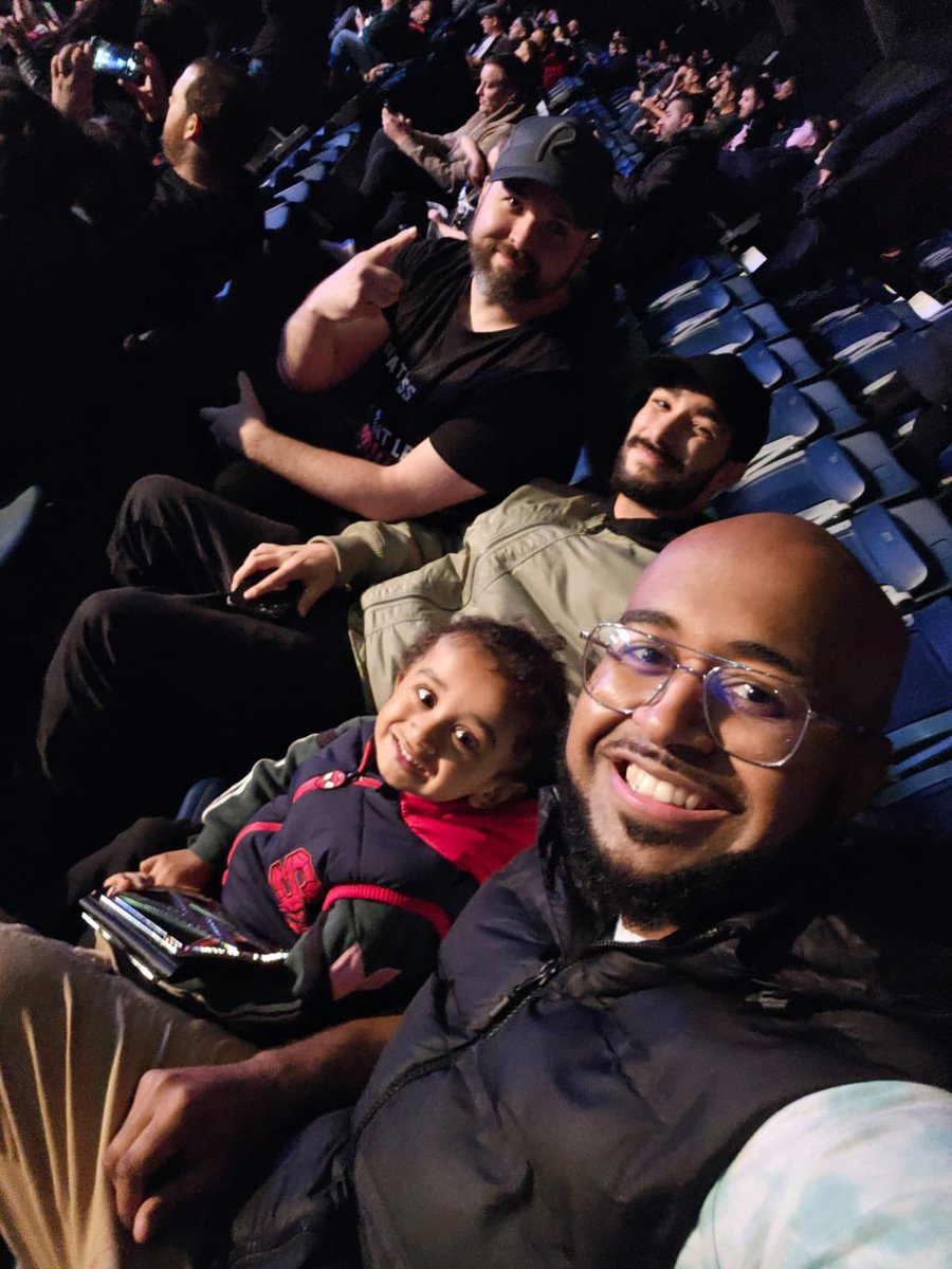 Ready for Sunday Stunner! First wrestling show for my god son! He’s excited to see Bobby Lashley! #WWELondon