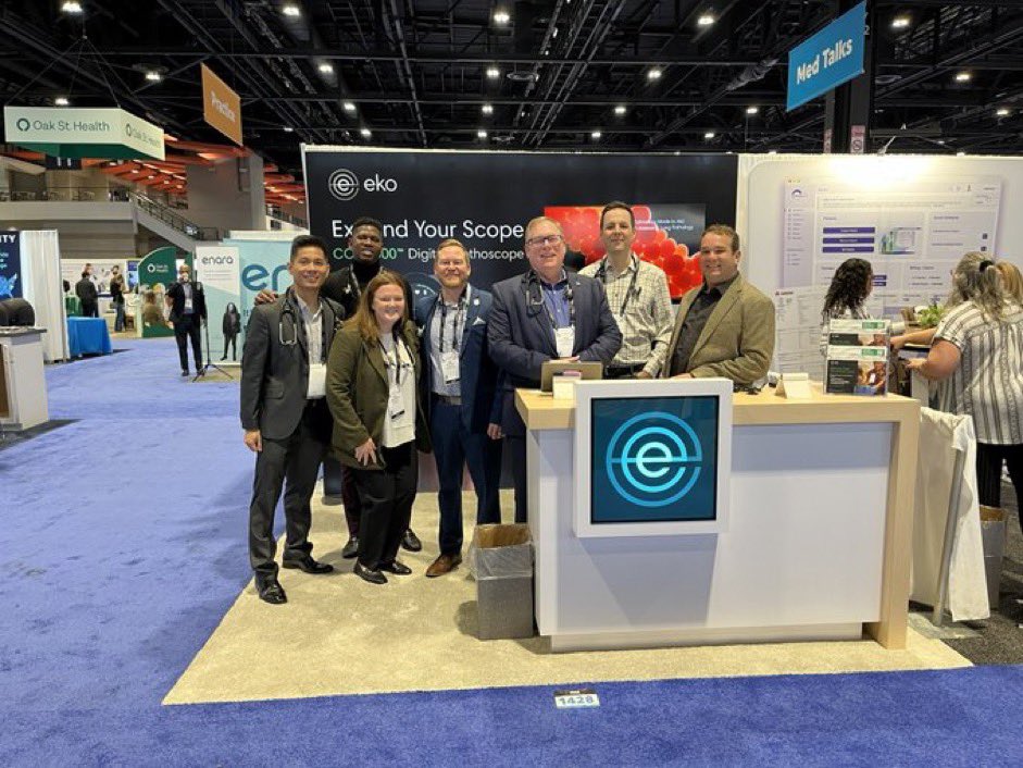 Last day at #AAFPFMX! Say hi 👋 to our team at one of our Expo Hall locations: 📍 Booth #2423: Showcasing SENSORA™, our AI-supported platform that rapidly identifies structural heart murmurs. 📍 Booth #1428: Try (and buy) our latest hardware technology, the CORE 500™ Digital…