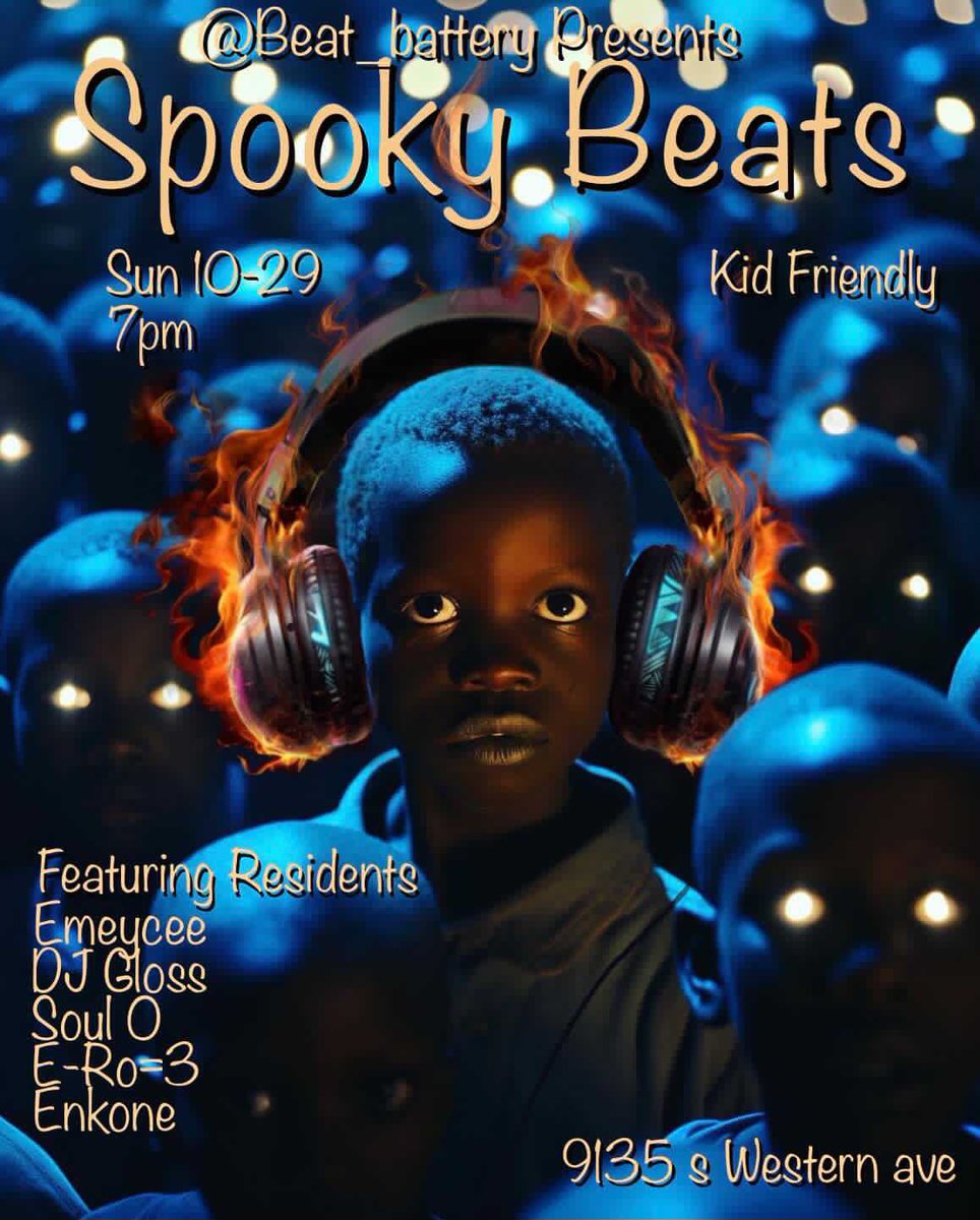 ero_zilla's tweet image. Tonight!!!
@Beat_battery is back with #SpookyBeats tonight at BRSP studios
#pullup