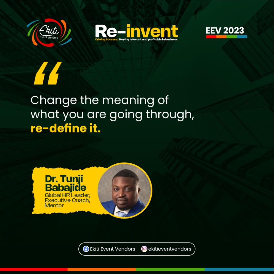 ekitiEvendors's tweet image. Change the meaning of what you are going through,  Re-Define it.

#ReInventConference