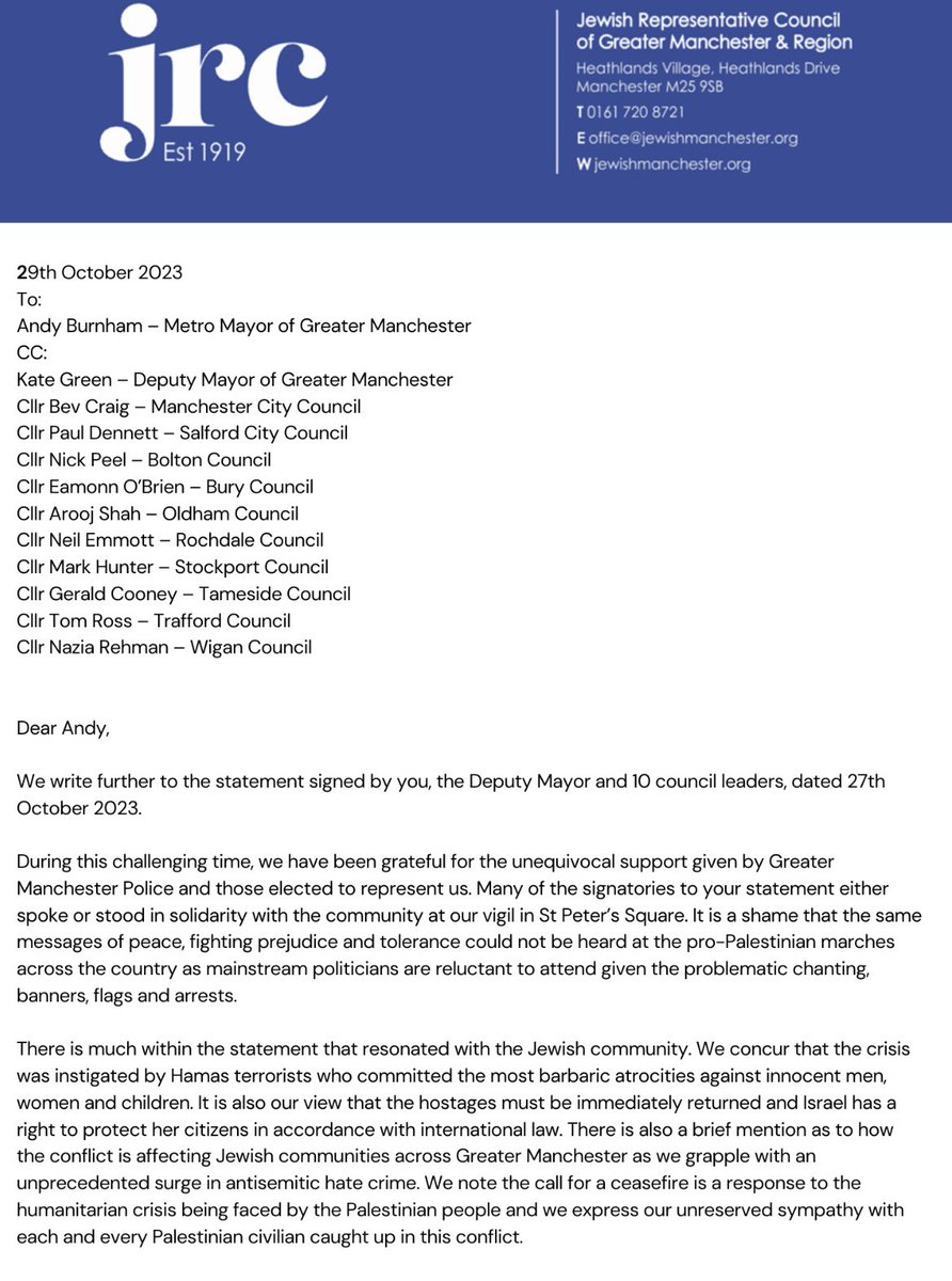 Jewish Representative Council of GM & Region tweet media