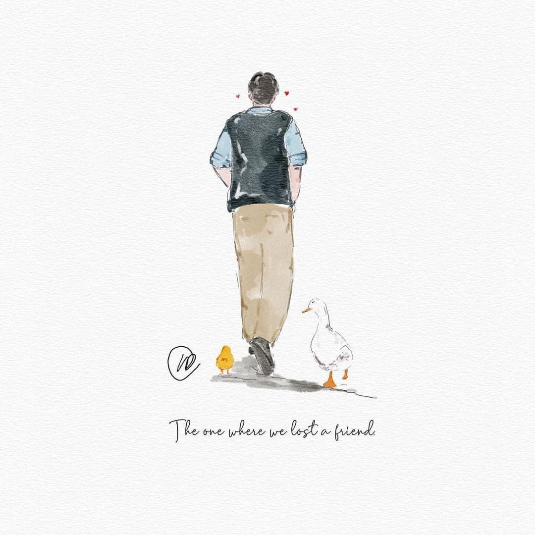 #RIP #matthewperry  🖤💔

Illustration by lucyclaireillustration