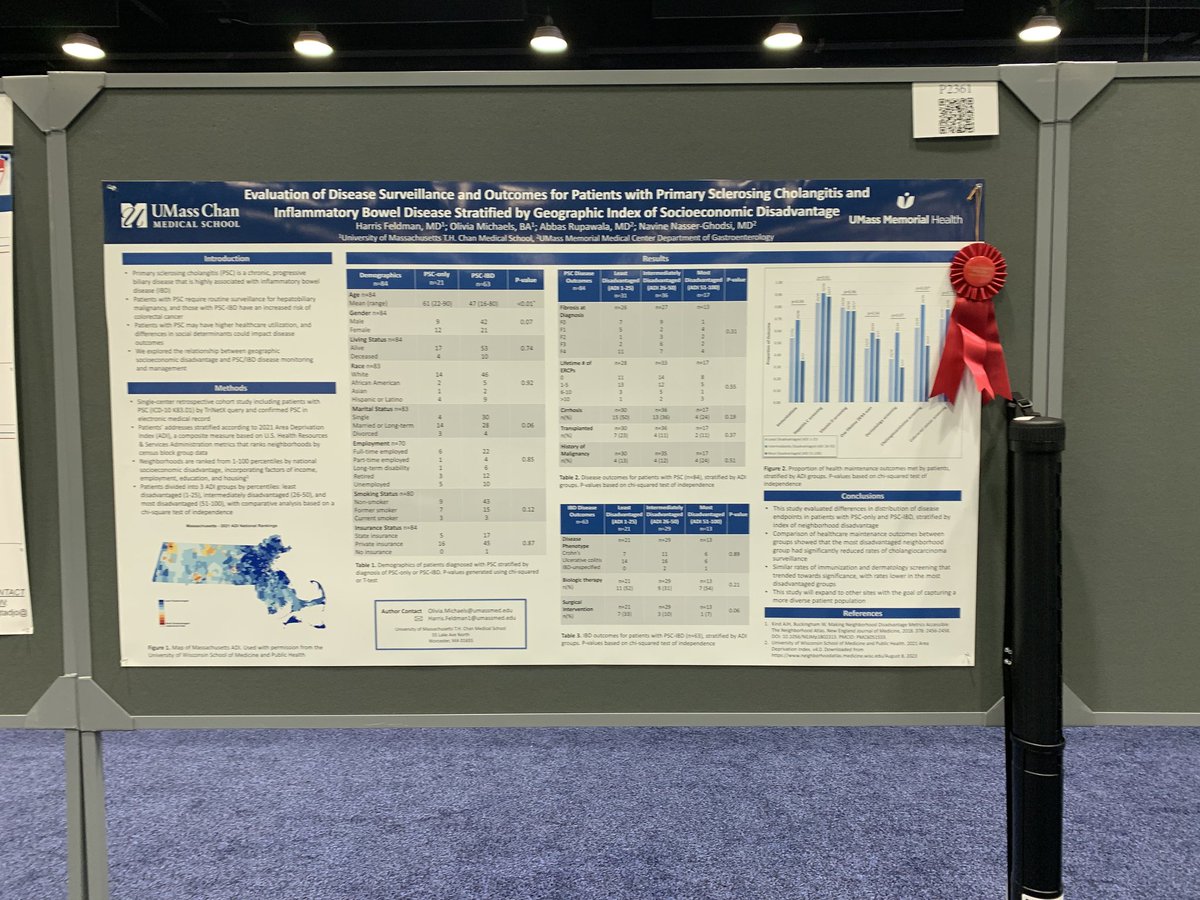 University of Massachusetts GI Fellowship (@umassgi) on Twitter photo One of our stellar MS2 Olivia Michaels was awarded an outstanding poster presenter distinction <a href="/AmCollegeGastro/">ACG</a> #ACG2023 . Congratulations, Olivia!!
<a href="/UMassChan/">UMass Chan Medical School</a> <a href="/UMass_Medicine/">Department of Medicine</a> @RupawalaMD One of our stellar MS2 Olivia Michaels was awarded an outstanding poster presenter distinction <a href="/AmCollegeGastro/">ACG</a> #ACG2023 . Congratulations, Olivia!!
<a href="/UMassChan/">UMass Chan Medical School</a> <a href="/UMass_Medicine/">Department of Medicine</a> @RupawalaMD