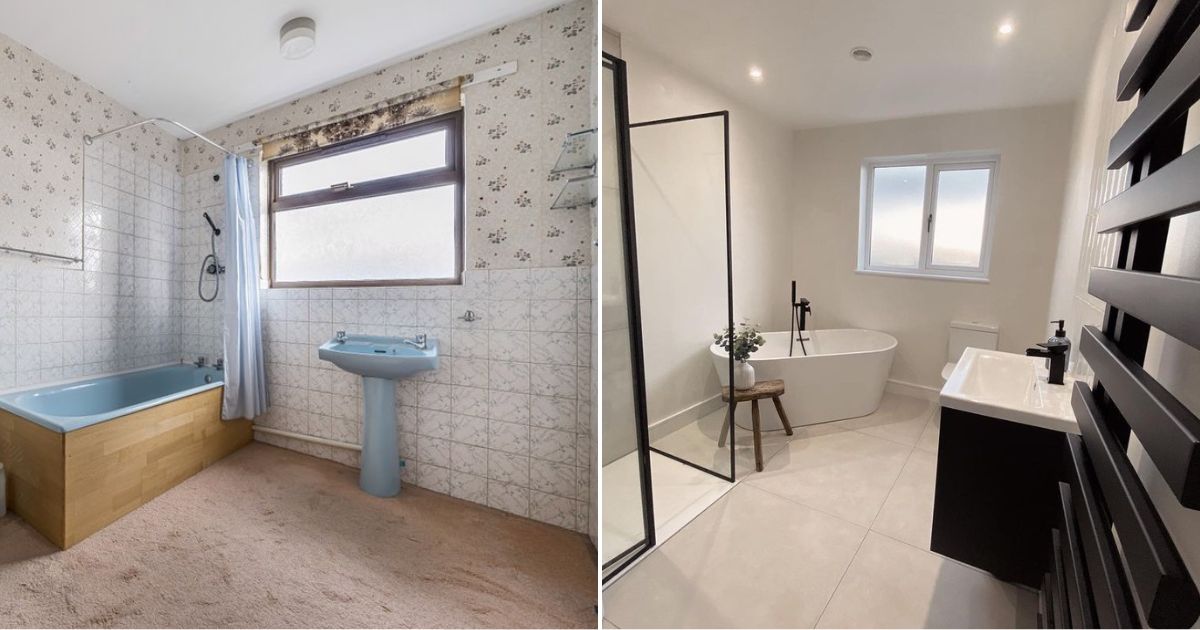 Bathroom Transformation Goals 💙🖤🤍

This stunning bathroom transformation is the perfect inspiration for those of us who have old bathrooms in need of an update!

Instagram 📷 ourgreenhouse14