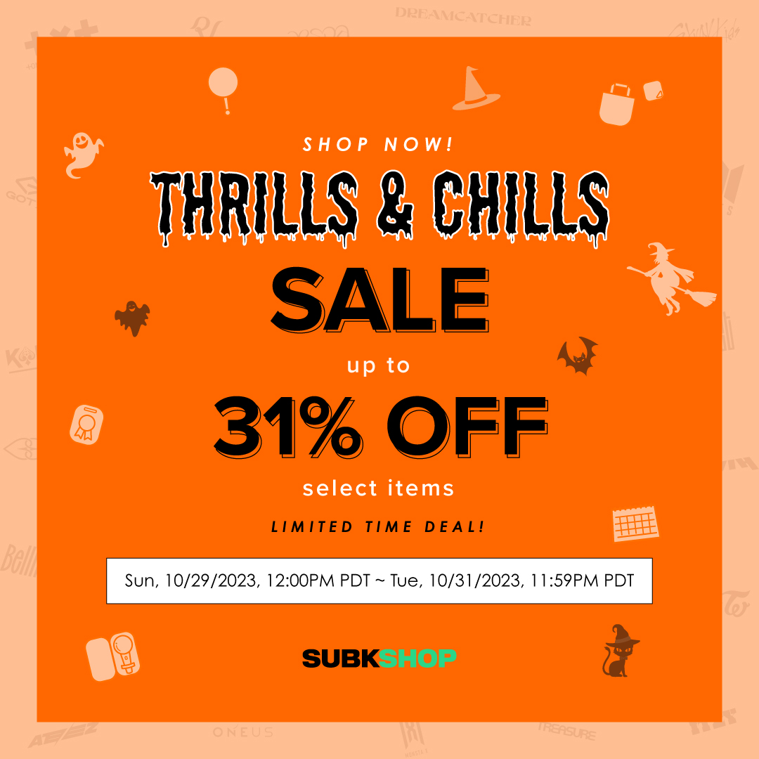 subkshop's tweet photo. 🪦 We have a Scary Good Sale for you! 🪦
STARTING NOW, select items will be up to 31% OFF!
🦇 HURRY! IT'S A LIMITED TIME DEAL 🦇
Sale ends: Tuesday, October 31, 2023, 11:59PM PDT
🛍 https://t.co/XGZ63VIkYi
#SUBKSHOP #SUBKSQUAD #HALLOWEEN #SUBKSHOP_SALE #SUBKSALE_THRILLSNCHILLS