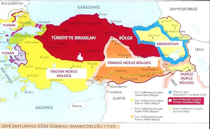 haritayikesIf's tweet photo. Osmanlı'ya kızılmayan harita / Atatürk'e düşmanlık yapılan harita https://t.co/Vp9O8igzAo