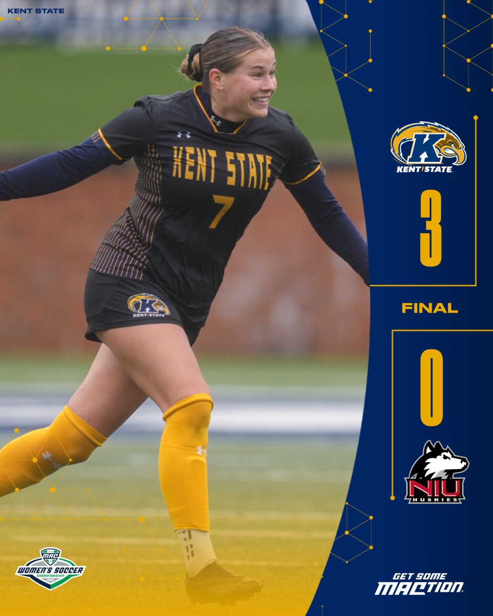 MACSports's tweet photo. ⚡️⚡️⚡️

The Golden Flashes are semifinal bound! 

@KentStSoccer | #MACtion https://t.co/nv81VvxcNI
