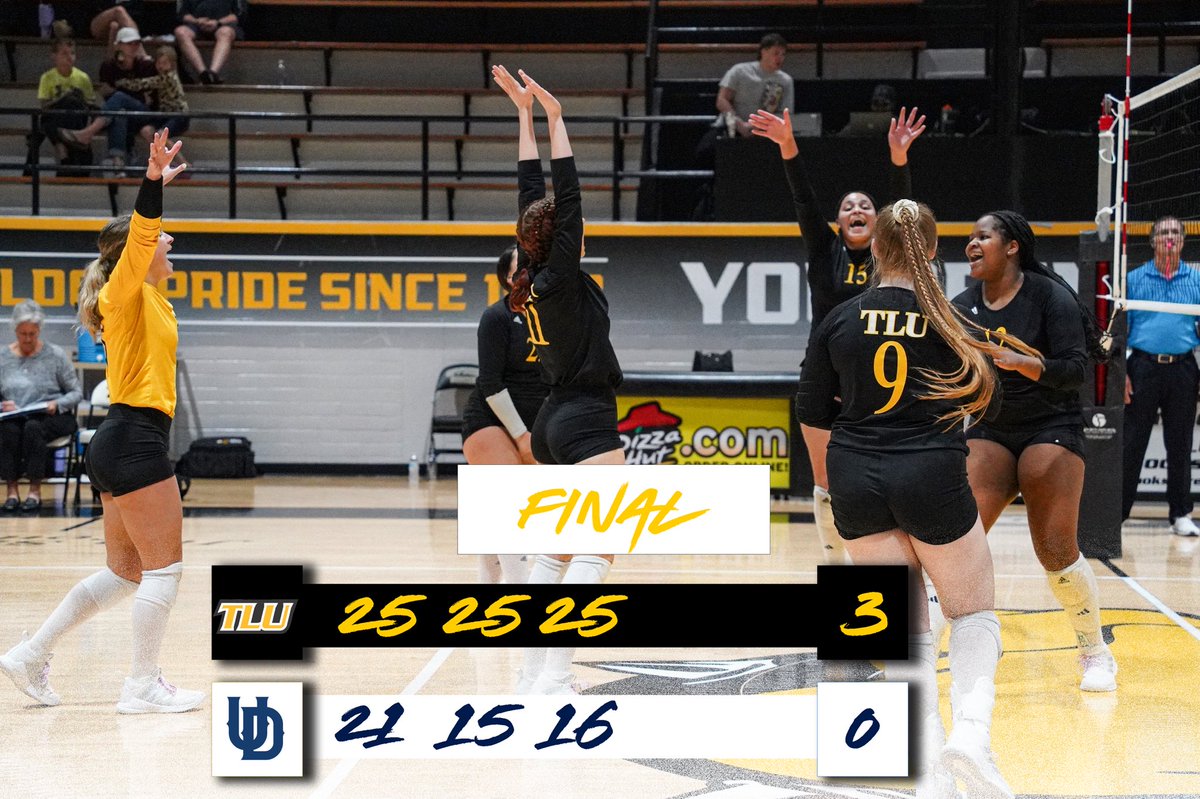 TLU_VB's tweet photo. Weekend sweep complete for #SweepCity π§Ή β
#TooLiveU | #PupsUp https://t.co/VVYwQFDRK3