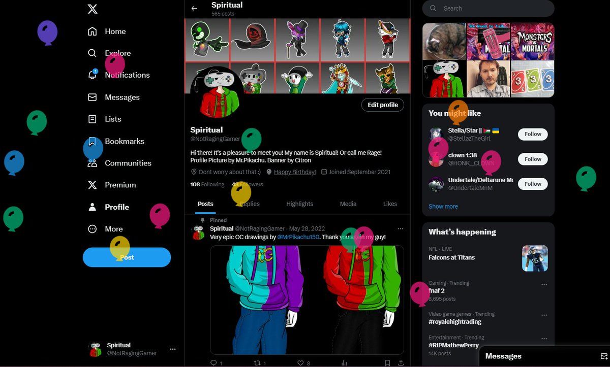 NotRagingGamer's tweet image. Birthday!